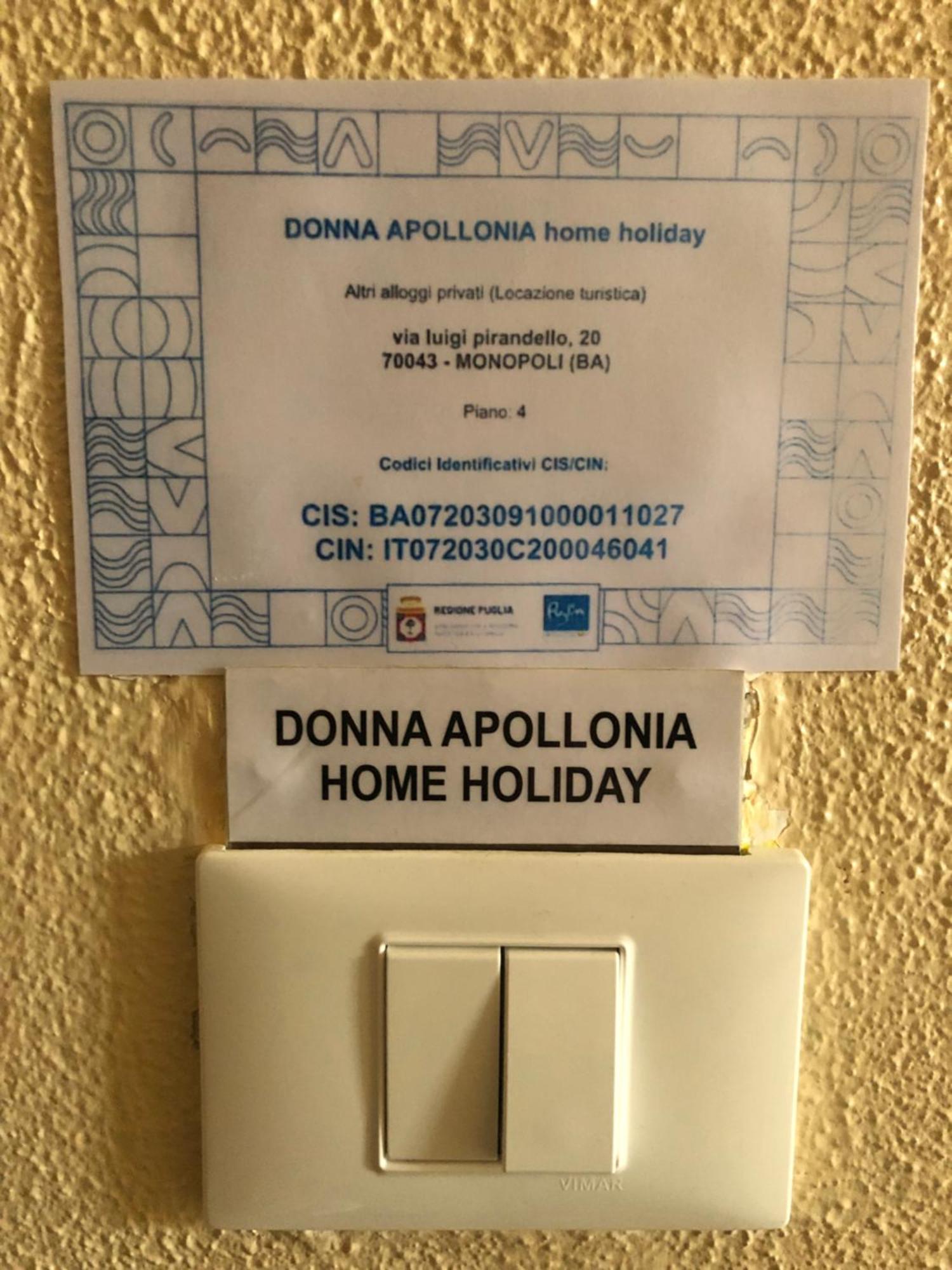 Donna Apollonia Home Holiday Монополи Экстерьер фото